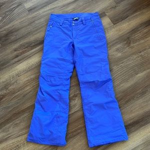 North Face Hyvent snow pants in purple